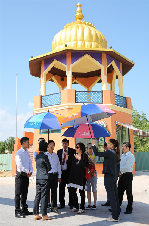 Đại sứ Ấn Độ và Hàn Quốc tại Việt Nam tham quan Asia Park