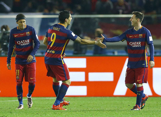 Barcelona đi vào lịch sử FIFA Club World Cup trên đôi chân Messi, Suarez