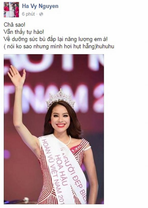 Sao Việt an ủi Phạm Hương sau khi trượt top 15 Hoa hậu Hoàn vũ