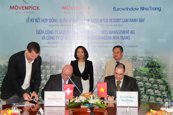 Eurowindow Nha Trang và Tập đoàn Mövenpick Hotels & Resorts ký kết hợp đồng quản lý khách sạn tại Khánh Hòa