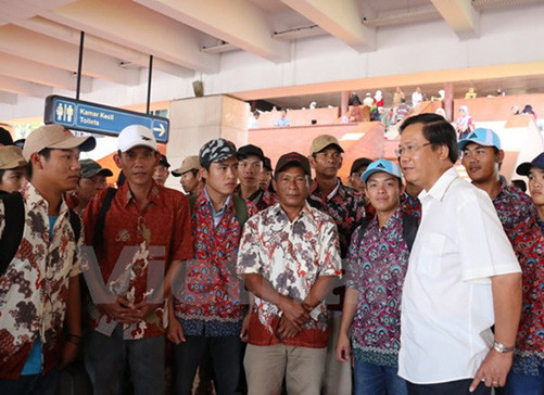 Indonesia trao trả 42 ngư dân Việt Nam về nước