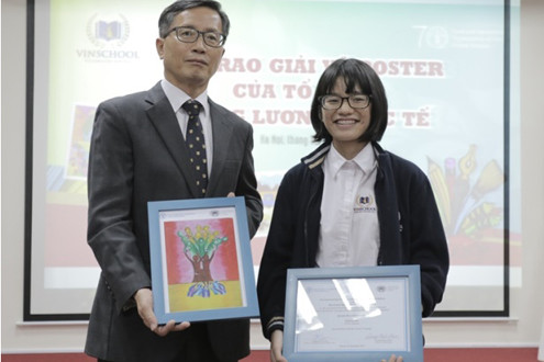 Học sinh Vinschool đạt giải nhì thế giới cuộc thi vẽ “chống đói nghèo” của Fao