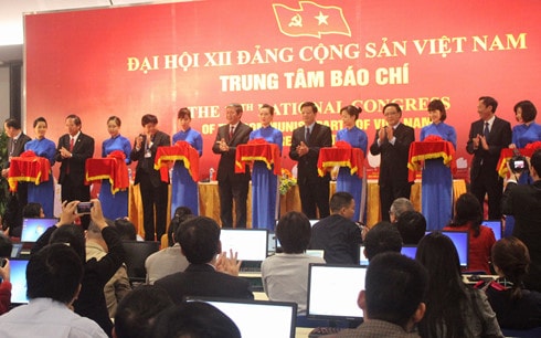 1.510 đại biểu tham dự Đại hội Đảng lần thứ XII