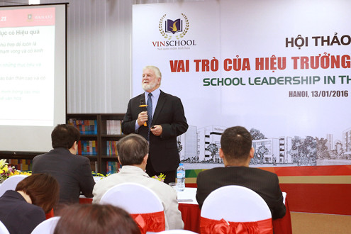Vinschool tổ chức hội thảo bàn về vai trò hiệu trưởng trong thế kỷ 21