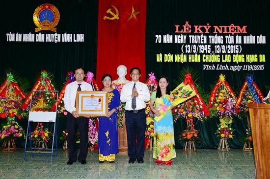 TAND huyện Vĩnh Linh, Quảng Trị - Đơn vị có bề dày thành tích trong phong trào thi đua
