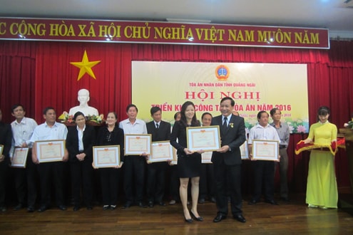 TAND tỉnh Quảng Ngãi tổ chức Hội nghị triển khai công tác năm 2016