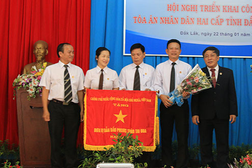 TAND hai cấp tỉnh Đắk Lắk: Hoàn thành xuất sắc nhiệm vụ năm 2015