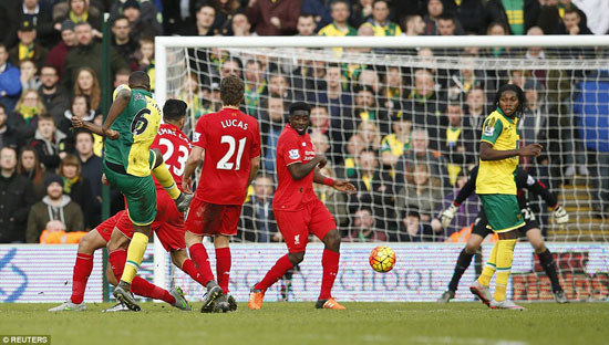 Norwich City 4 –5 Liverpool: Kịch tính đến phút cuối cùng