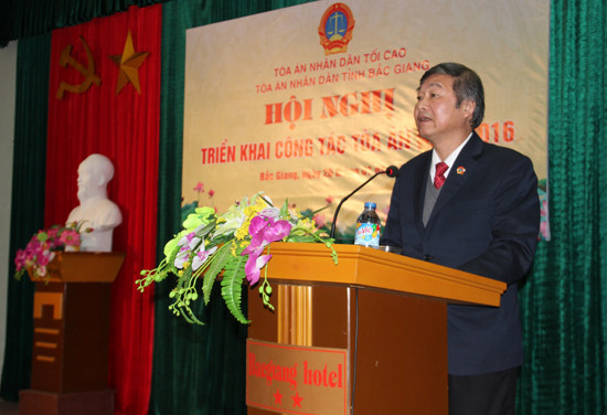 TAND hai cấp tỉnh Bắc Giang: Tổng kết công tác năm 2015, triển khai nhiệm vụ năm 2016