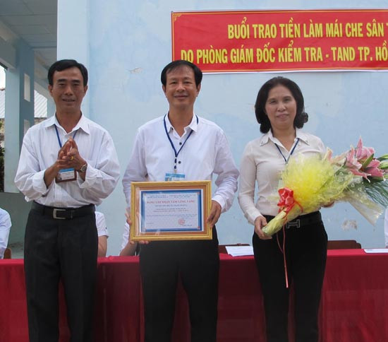 TAND TP. Hồ Chí Minh: Hỗ trợ xây dựng cơ sở vật chất trường học