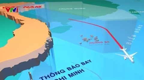 Bản đồ FIR Tam Á đã được ICAO chỉnh sửa theo yêu cầu của Việt Nam