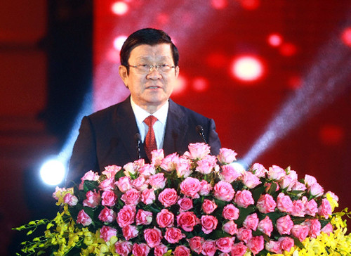 Chủ tịch nước Trương Tấn Sang dự Chương trình 