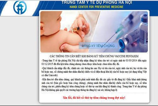 79 nghìn người đăng ký tiêm, vắc xin hết trong 