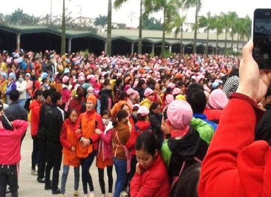 Phú Thọ: Hàng nghìn công nhân đình công vì tiền thưởng Tết