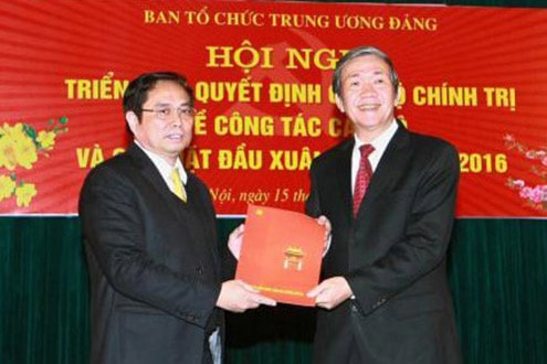 Công bố Quyết định của Bộ Chính trị về phân công cán bộ Ban Tổ chức TƯ