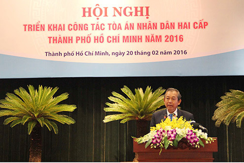 TAND hai cấp TP Hồ Chí Minh triển khai công tác năm 2016