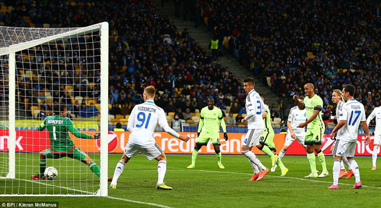 Cận cảnh Man City đè bẹp Dynamo Kiev