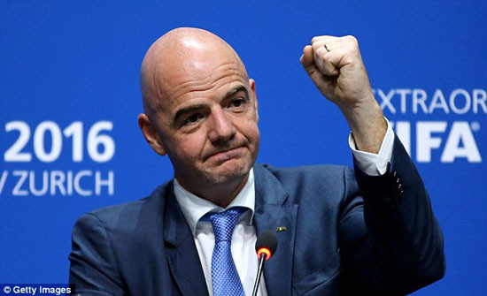Gianni Infantino chính thức trở thành Chủ tịch FIFA