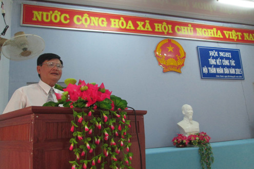 TAND huyện Châu Thành, An Giang tổng kết công tác Hội thẩm nhân dân