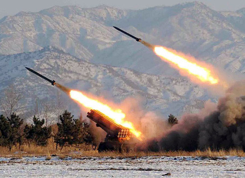 Triều Tiên đã bắn 6 vật thể tầm ngắn 