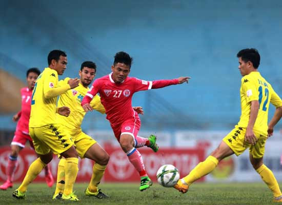 V-League 2016: Hà Nội T&T ba trận chưa thắng