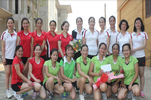 TAND tỉnh Quảng Bình tổ chức giải bóng chuyền nữ chào mừng ngày 8/3