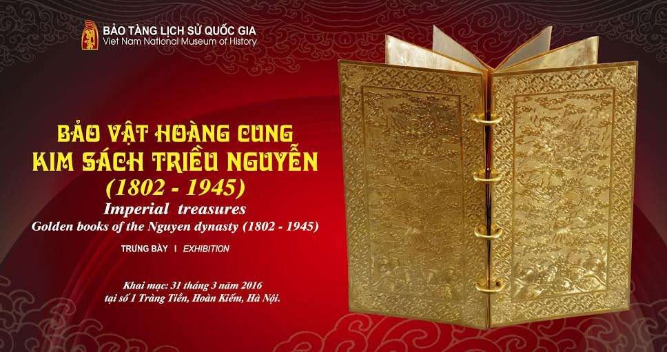 Cơ hội chiêm ngưỡng sách vàng triều Nguyễn từ 31/3 