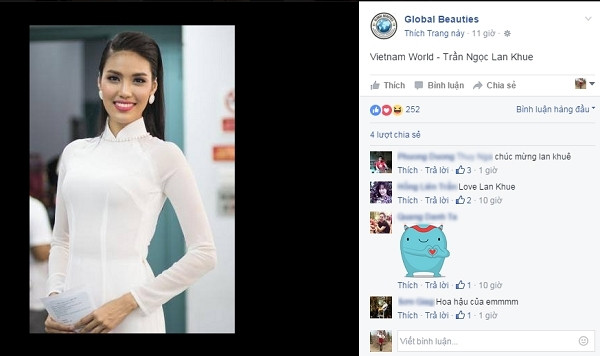 Vượt mặt Phạm Hương, Lan Khuê lọt top 50 Hoa hậu đẹp nhất 2015