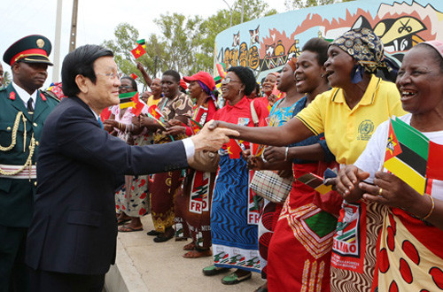 Thông cáo chung về kết quả chuyến thăm Mozambique của Chủ tịch nước Trương Tấn Sang