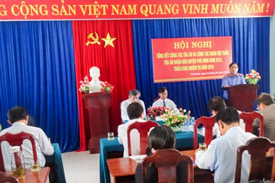 Tòa án huyện Phú Ninh, Quảng Nam: Quyết tâm nâng cao chất lượng xét xử