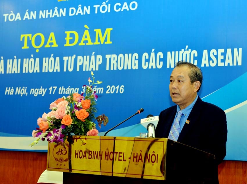 Tọa đàm “Hội nhập ASEAN và hài hoà hóa tư pháp trong các nước ASEAN”