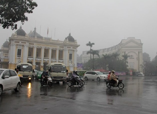 Dự báo thời tiết ngày 19/3: Hà Nội có mưa phùn, độ ẩm tăng cao