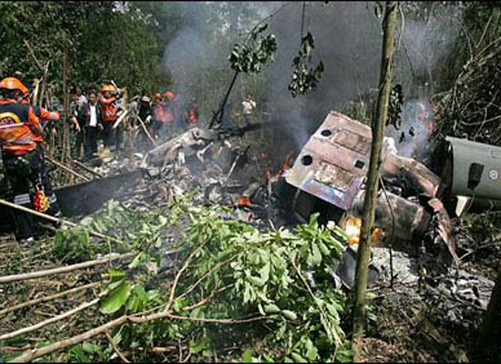 Indonesia: Rơi trực thăng quân sự, ít nhất 10 quân nhân thiệt mạng 