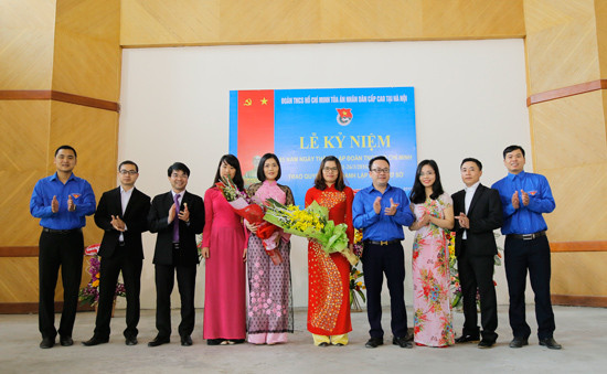 TAND cấp cao tại Hà Nội tổ chức lễ kỷ niệm ngày thành lập Đoàn và trao quyết định thành lập Đoàn cơ sở