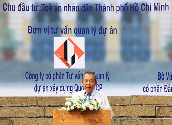 Chánh án TANDTC dự Lễ khởi công Dự án tu bổ, bảo tồn trụ sở làm việc TAND TP. Hồ Chí Minh 