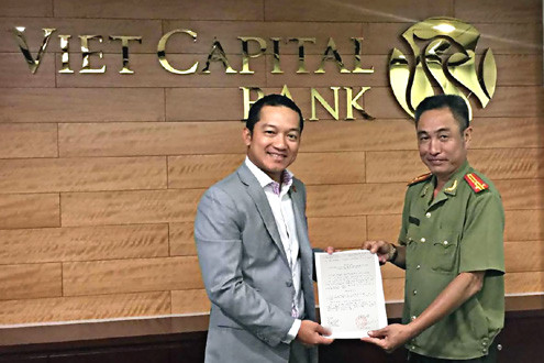Viet Capital Bank đạt chuẩn an toàn về an ninh, trật tự năm 2015