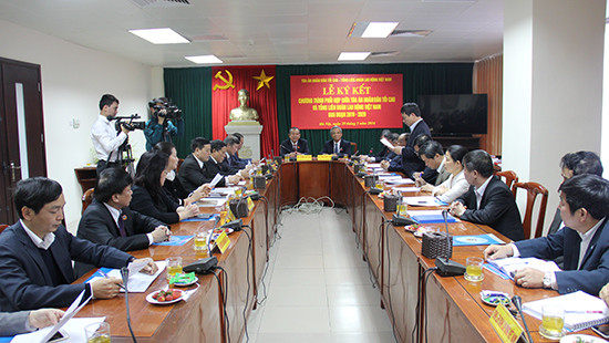TANDTC ký kết chương trình phối hợp với Tổng LĐLĐ Việt Nam