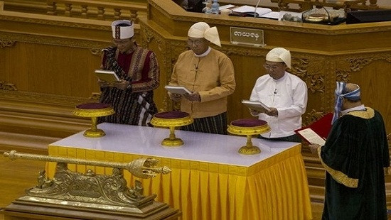 Tân Tổng thống Myanmar tuyên thệ nhậm chức