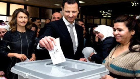 Syria: Lần đầu tiên Tổng thống đi bầu cử
