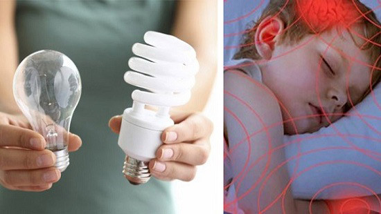 Bóng đèn tiết kiệm điện năng vỡ gây ảnh hưởng não, thận và gan