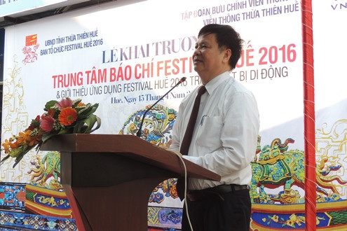 Khai trương Trung tâm báo chí Festival Huế 2016