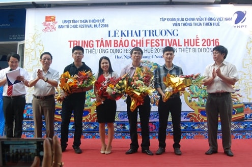 Khai trương Trung tâm báo chí Festival Huế 2016