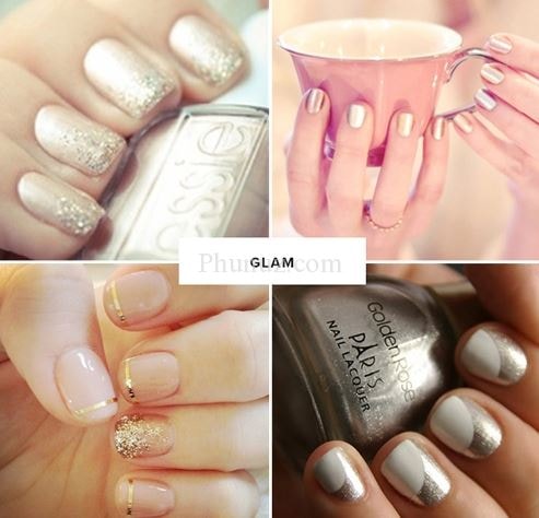 Những mẫu nail mới nhất cho cô dâu ngày cưới