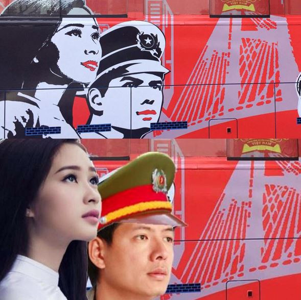 Ảnh hot sao Việt ngày 13/5: Thu Thảo và Bình Minh bị phát hiện giống hệt mẫu trên áp phích cổ động ngày bầu cử