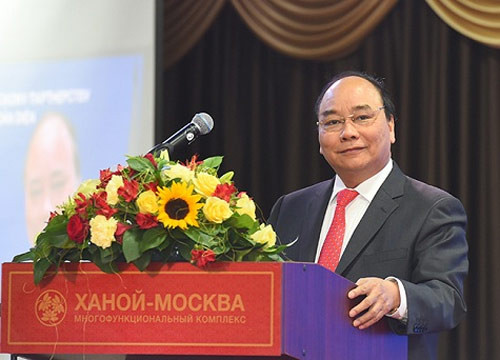 Thủ tướng Nguyễn Xuân Phúc dự Diễn đàn doanh nghiệp Việt - Nga