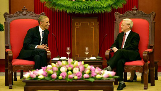 Ông Barack Obama: Tin tưởng quan hệ Việt Nam-Hoa Kỳ phát triển mạnh mẽ hơn trong thời gian tới
