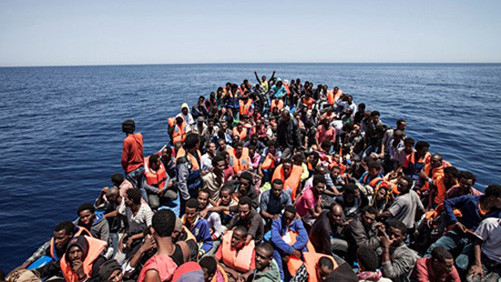 Libya bắt giữ gần 850 người định vượt biển tới châu Âu 