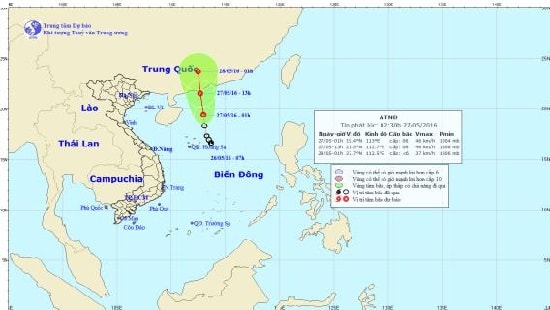 Dự báo thời tiết ngày 27/5: Vùng núi đề phòng lũ quét, áp thấp nhiệt đới suy yếu dần