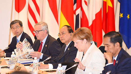 Thủ tướng chính thức tham dự Hội nghị G7 mở rộng