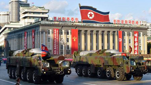 Triều Tiên thất bại vụ phóng thử tên lửa đạn đạo